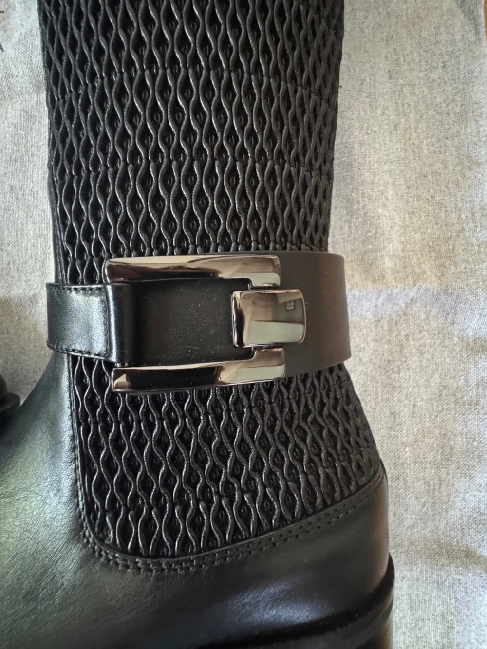 Aquatalia 'Odilia' Weatherproof Riding Boots 6-1/2 Black.  New in box